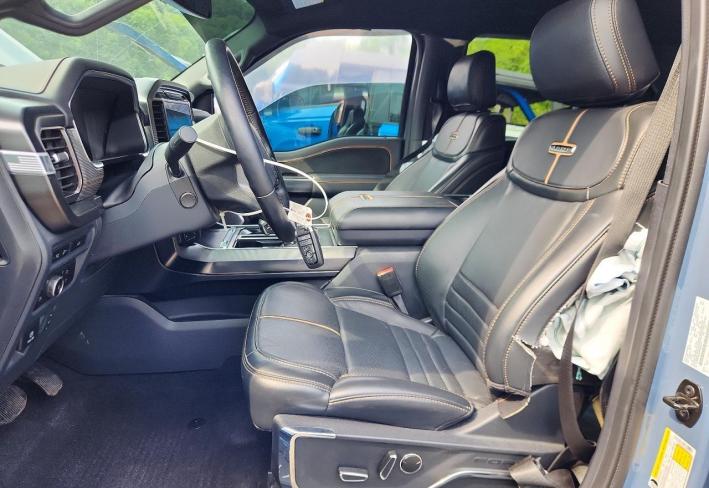 Salvage 2023 Ford F150 Platinum in Blue