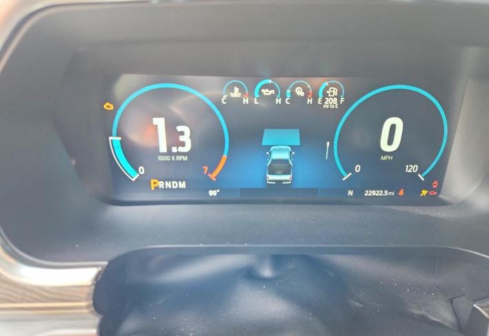 Salvage 2023 Ford F150 Platinum in Blue