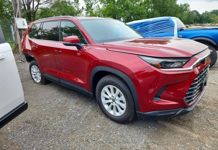 Salvage 2026 Toyota Grand Highlander Xle in Burgundy