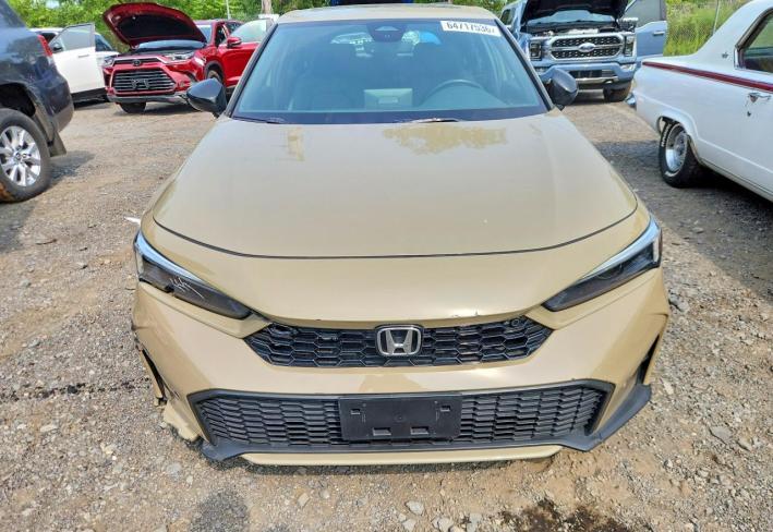 Salvage 2025 Honda Civic Sport Touring in Brown