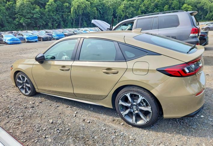 Salvage 2025 Honda Civic Sport Touring in Brown