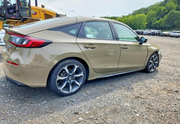 Salvage 2025 Honda Civic Sport Touring in Brown