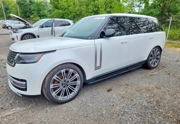 Salvage 2025 Land Rover Range Rover Autobiography in White