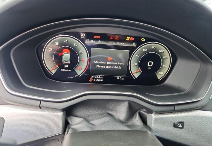 Salvage 2025 Audi A5 Premium 45 in Black