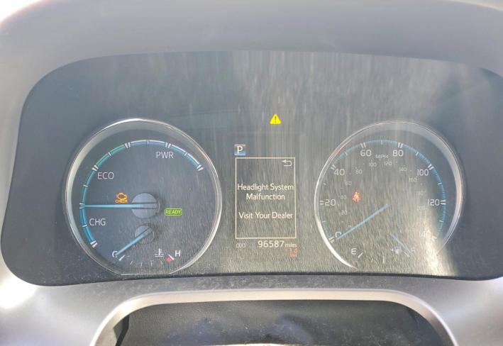 Salvage 2018 Toyota Rav4 Hybrid Le in Gray