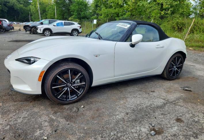Salvage 2026 Mazda Mx-5 Miata Grand Touring in White