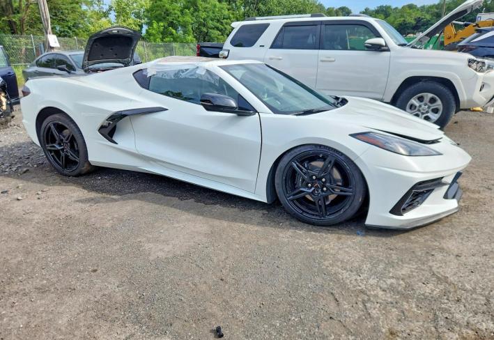 Salvage 2024 Chevrolet Corvette  in White