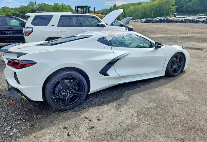 Salvage 2024 Chevrolet Corvette  in White