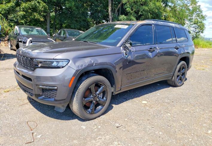 Salvage 2024 Jeep Grand Cherokee L Limited in Black