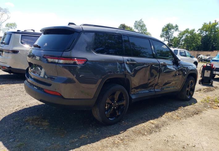 Salvage 2024 Jeep Grand Cherokee L Limited in Black