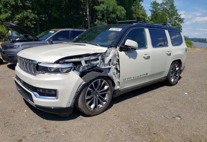 Salvage 2022 Jeep Grand Wagoneer Series Iii in White