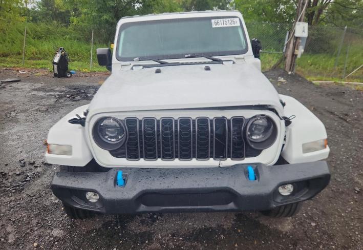 Salvage 2024 Jeep Wrangler 4xe in White
