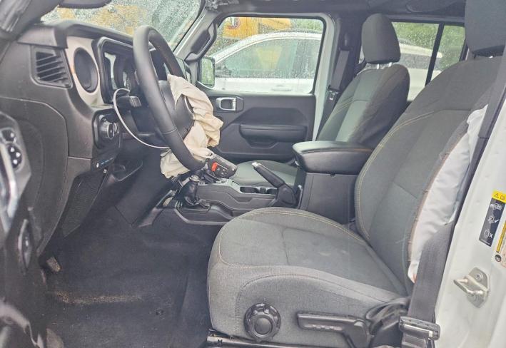 Salvage 2024 Jeep Wrangler 4xe in White