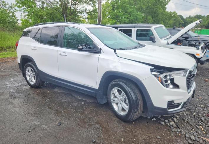 Salvage 2024 Gmc Terrain Sle in White