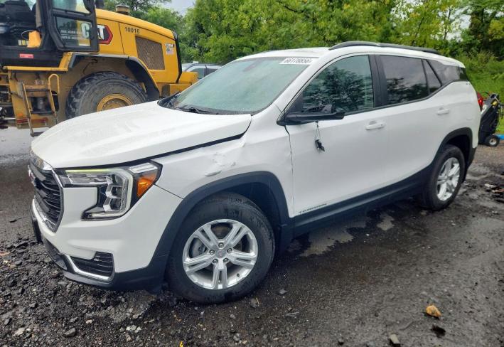 Salvage 2024 Gmc Terrain Sle in White