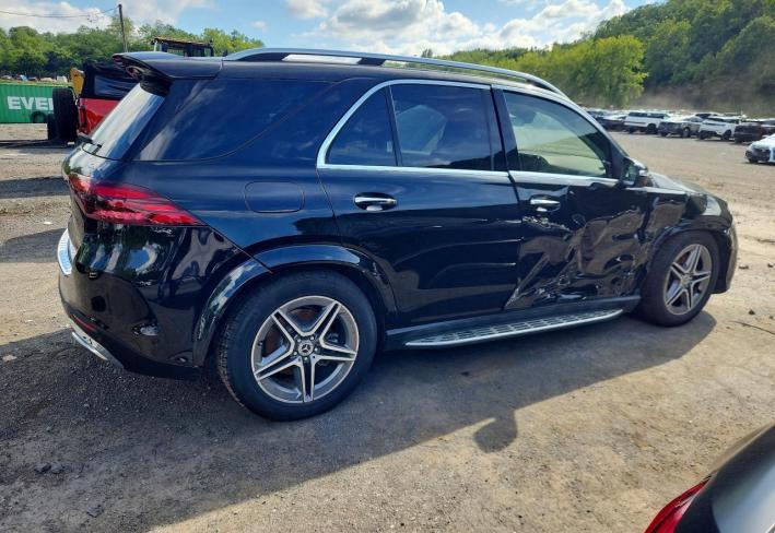 Salvage 2024 Mercedes Benz Gle 580 4matic in Black