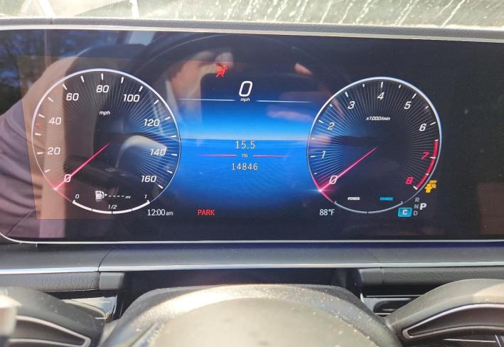 Salvage 2024 Mercedes Benz Gle 580 4matic in Black