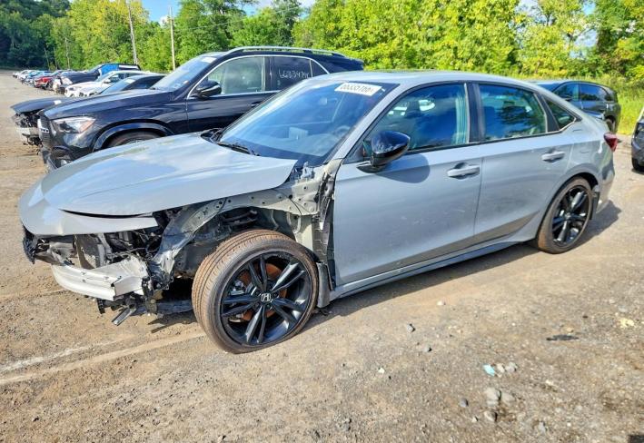 Salvage 2026 Honda Civic Si in Gray