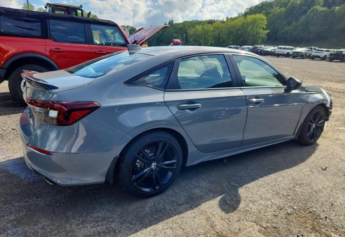 Salvage 2026 Honda Civic Si in Gray
