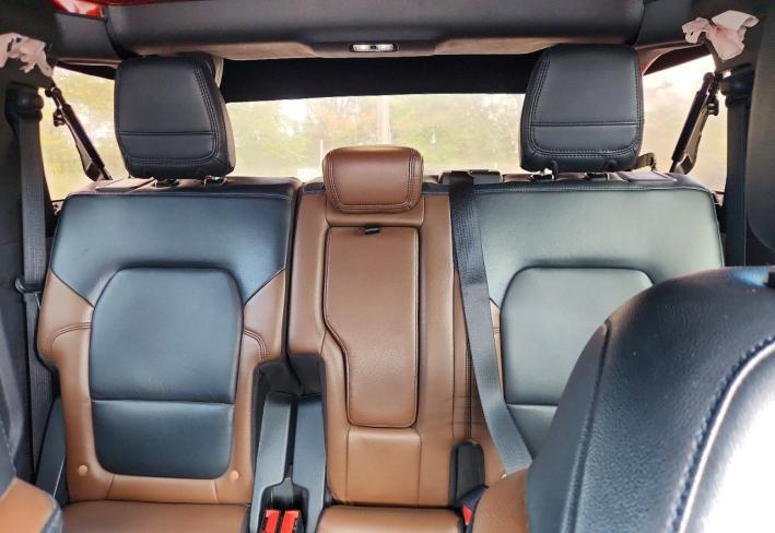 Salvage 2023 Ford Bronco Wildtrak in Burgundy
