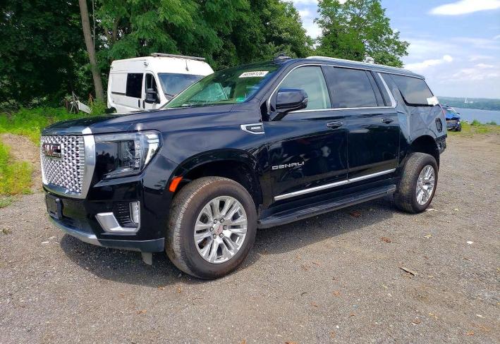 Salvage 2024 Gmc Yukon Xl Denali in Black
