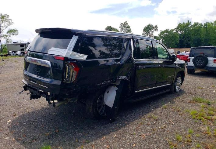 Salvage 2024 Gmc Yukon Xl Denali in Black