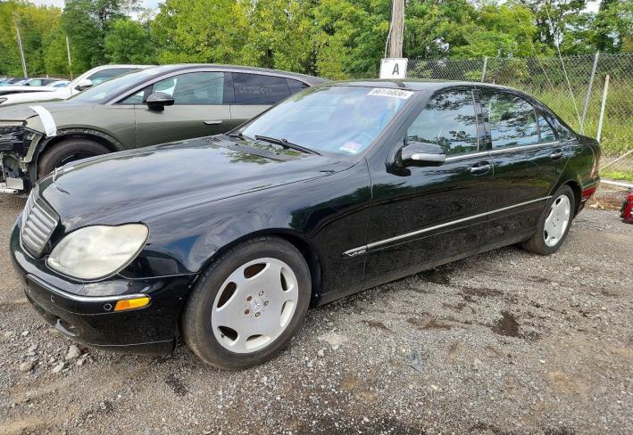 Salvage 2002 Mercedes-benz S600  in Black