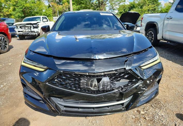 Salvage 2021 Acura Tlx Technology in Black