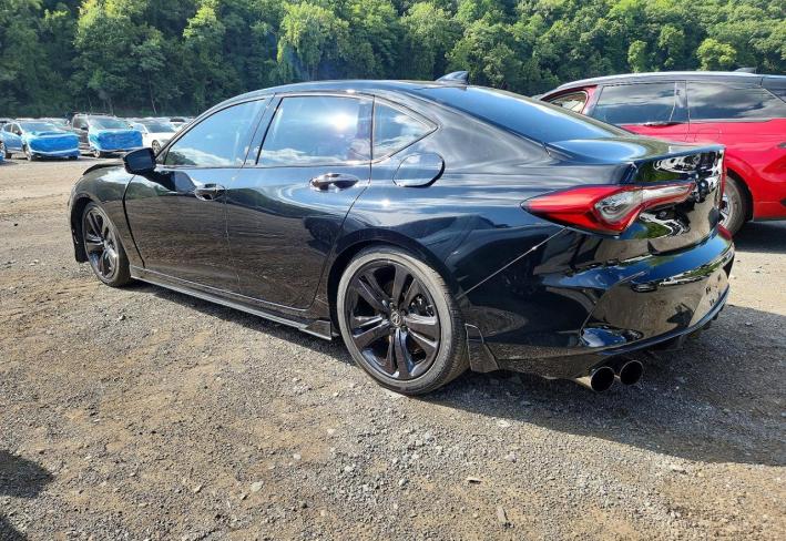 Salvage 2021 Acura Tlx Technology in Black