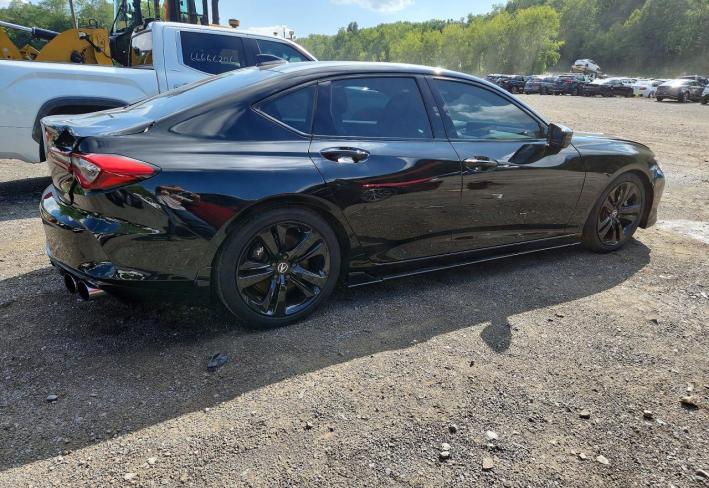Salvage 2021 Acura Tlx Technology in Black