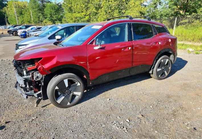 Salvage 2026 Nissan Kicks Sr in Burgundy