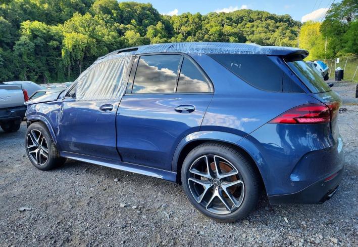 Salvage 2024 Mercedes Benz Gle 53 4matic in Blue