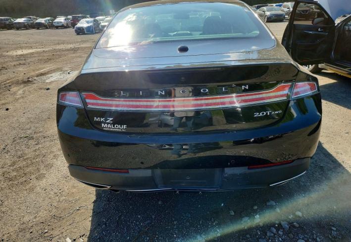 Salvage 2017 Lincoln Mkz  in Black