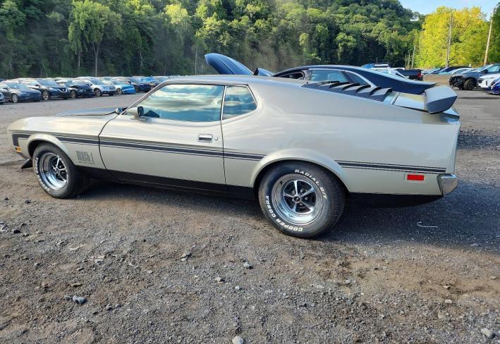 Salvage 1971 Ford Mustang M1 in Silver