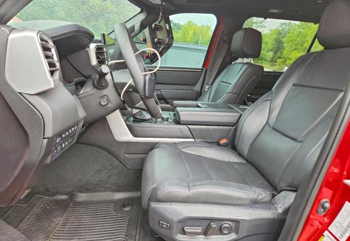 Salvage 2025 Toyota Sequoia Platinum in Burgundy