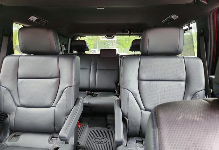 Salvage 2025 Toyota Sequoia Platinum in Burgundy