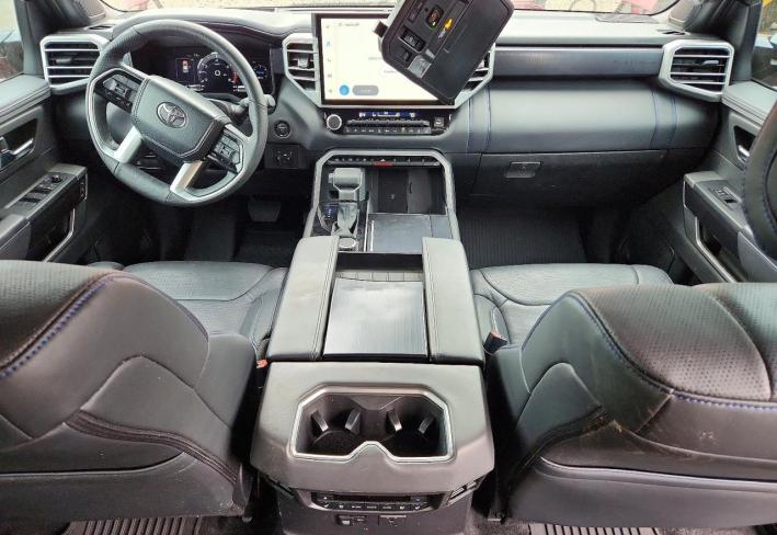 Salvage 2025 Toyota Sequoia Platinum in Burgundy
