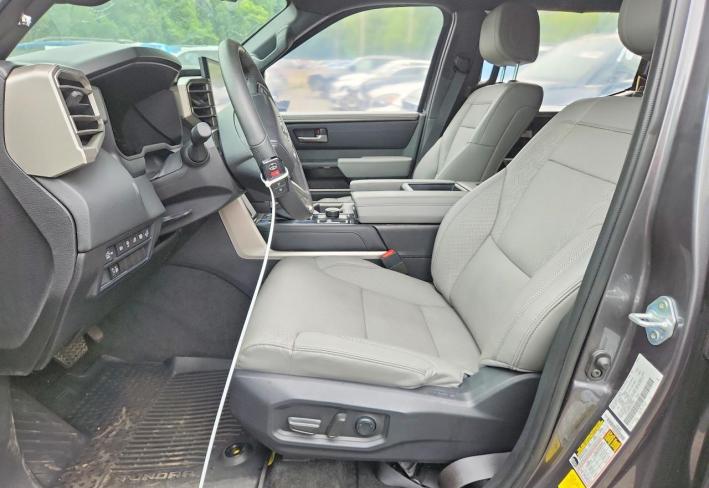 Salvage 2025 Toyota Tundra Crewmax Limited in Gray