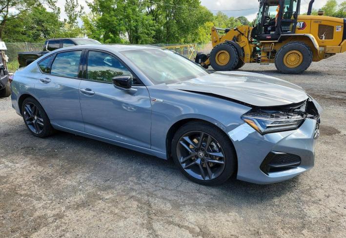Salvage 2024 Acura Tlx A-spec in Gray