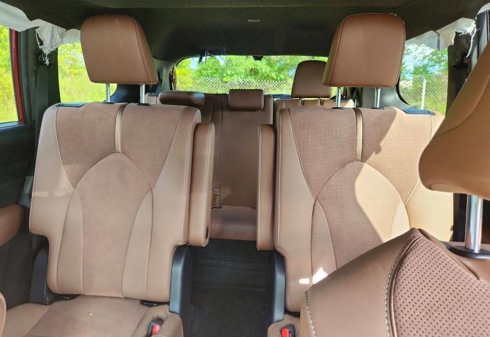 Salvage 2026 Toyota Grand Highlander Hybrid Max Platinum in Burgundy