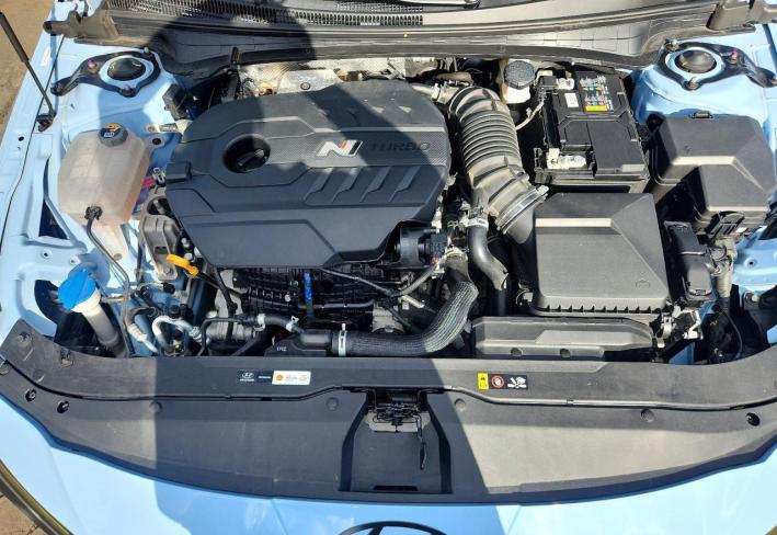 Salvage 2025 Hyundai Elantra N in Blue