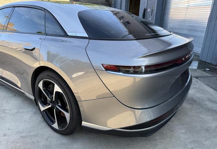 Salvage 2025 Lucid Motors Air  in Silver