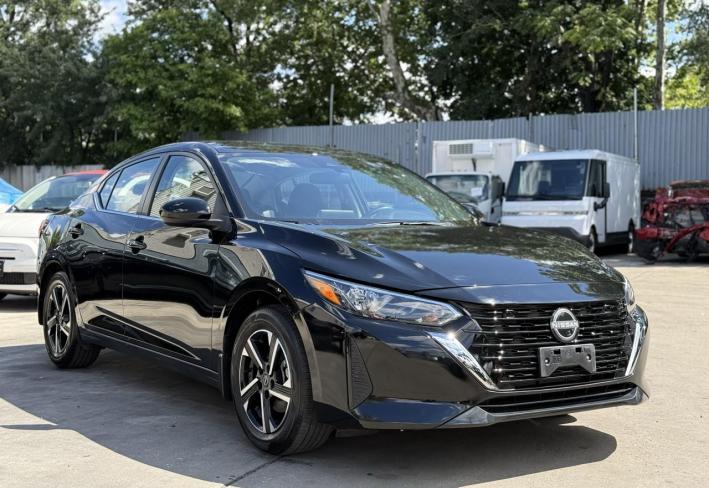 Salvage 2025 Nissan Sentra Sv in Black