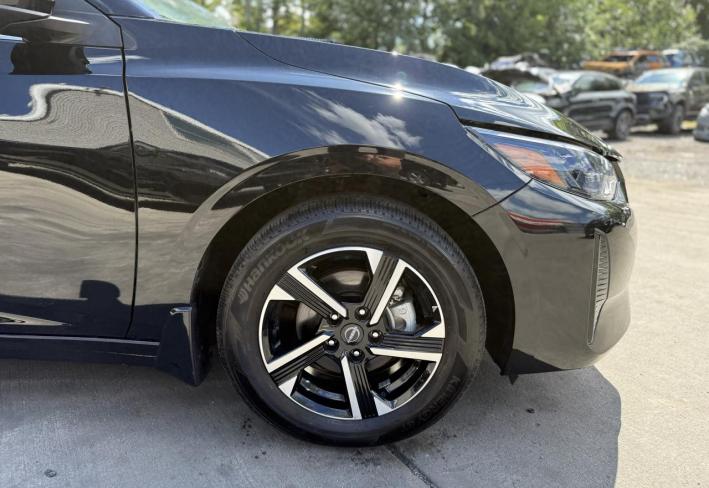 Salvage 2025 Nissan Sentra Sv in Black