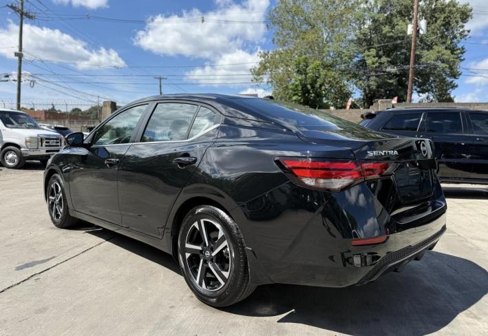 Salvage 2025 Nissan Sentra Sv in Black