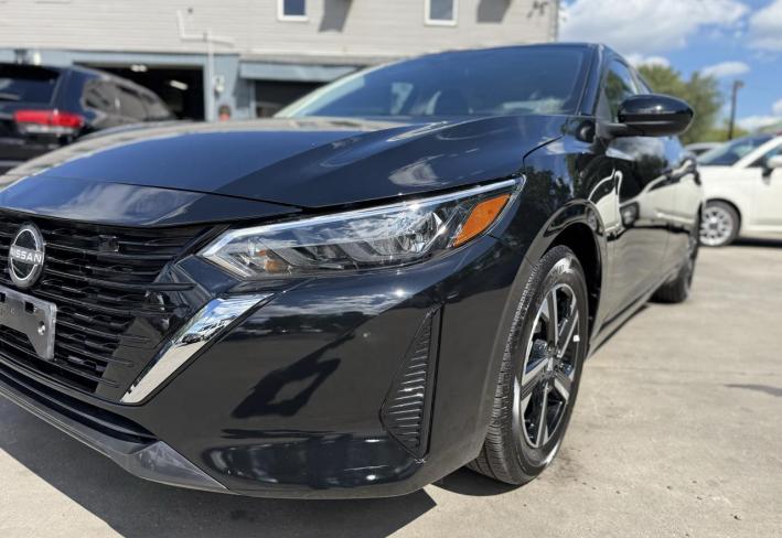 Salvage 2025 Nissan Sentra Sv in Black