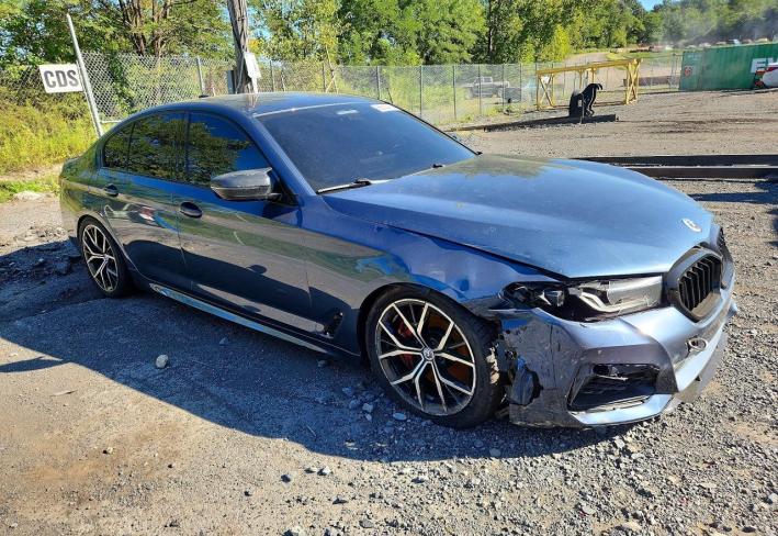Salvage 2023 Bmw M550xi  in Blue