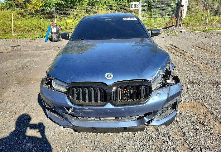 Salvage 2023 Bmw M550xi  in Blue