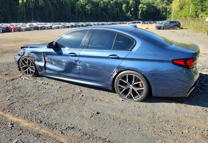 Salvage 2023 Bmw M550xi  in Blue