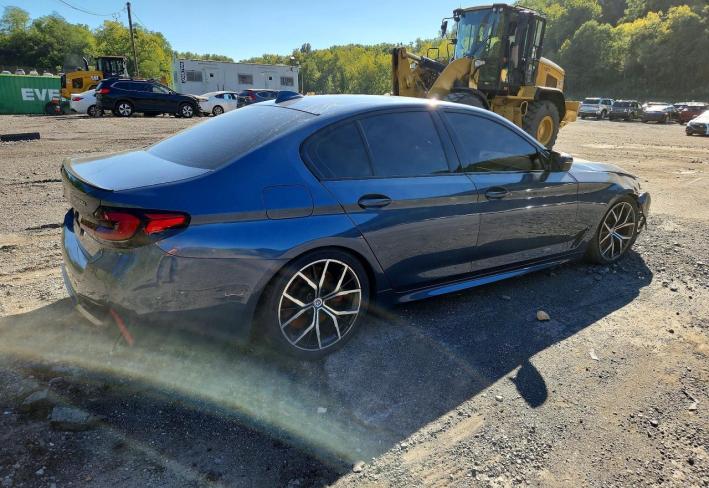 Salvage 2023 Bmw M550xi  in Blue